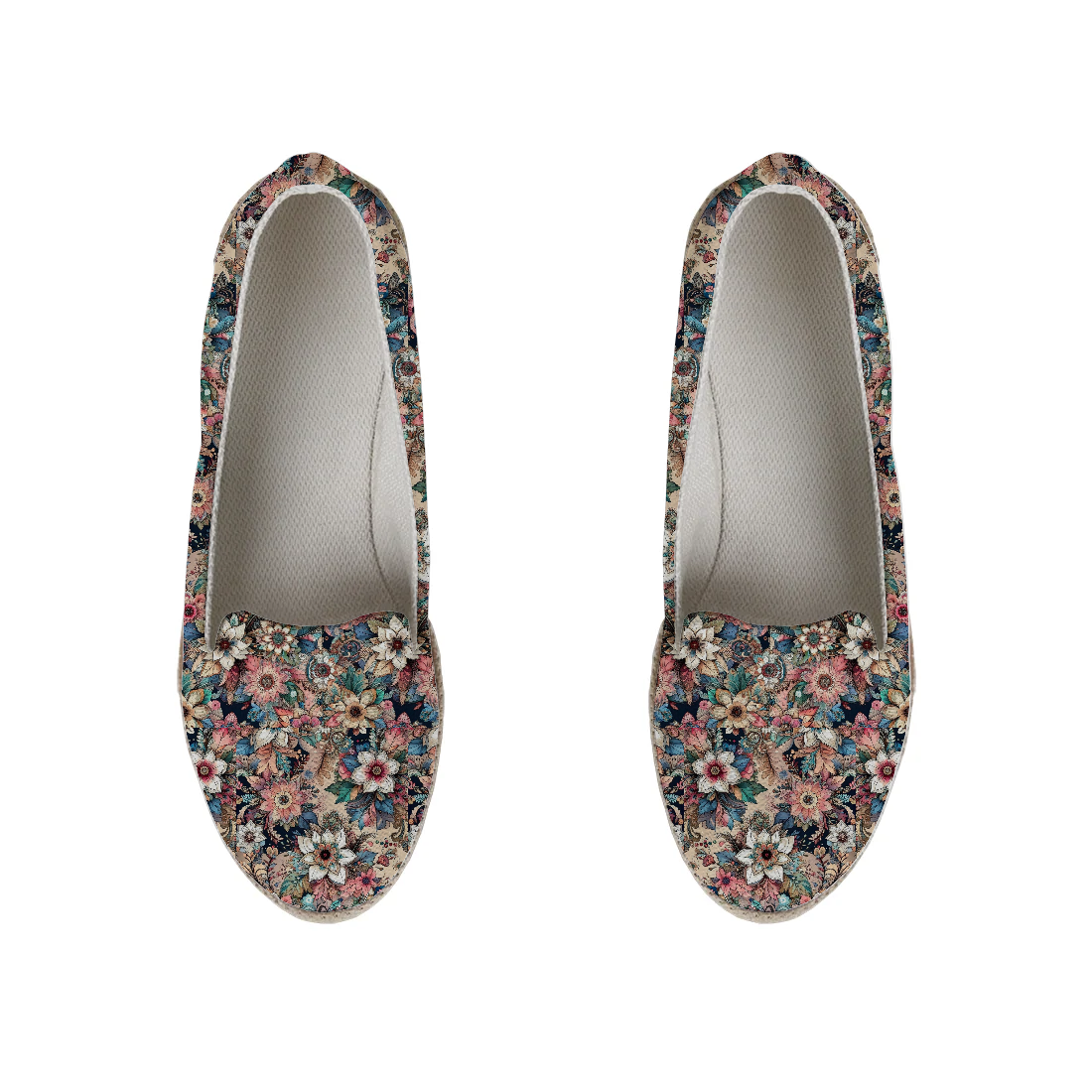 Royal jungle design printed on a footwear — ECADRA