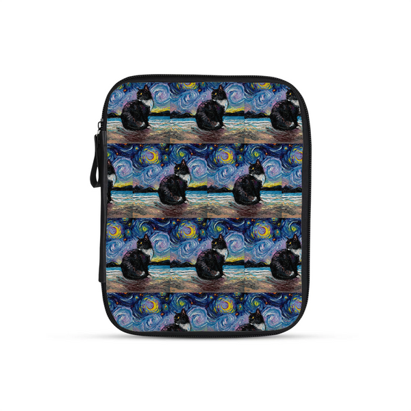 Starry night tuxedo design printed on a tablet sleeves — ECADRA