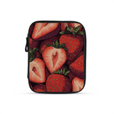 Strawberry design printed on a tablet sleeves — ECADRA