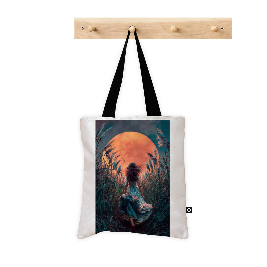 strong woman design printed on a bags — ECADRA