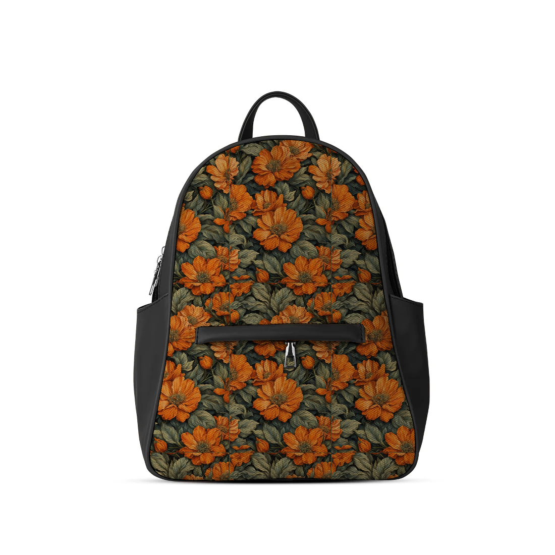 Tangerine Petals design printed on a backpacks — ECADRA