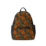Tangerine Petals design printed on a backpacks — ECADRA