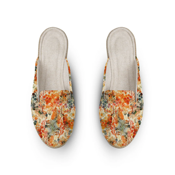 Tangerine Voltage design printed on a footwear — ECADRA
