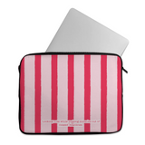 The Haute Crisis design printed on a laptop sleeves — ECADRA