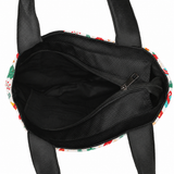 ToteBag Christmas – inside view, lining and pocket – ECADRA