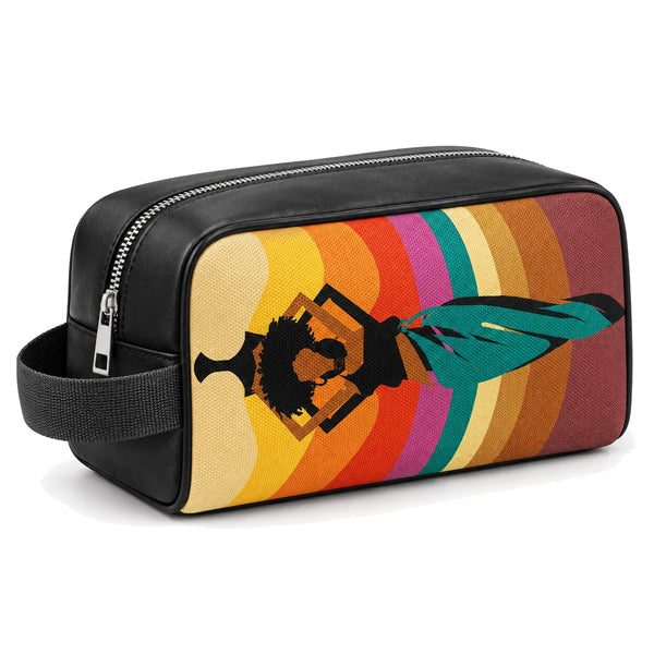 Travel Case African Lady – شنطة ميكب للسفر مرسوم عليها بنات – ECADRA