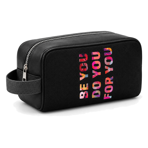 Travel Case Be You – شنطة ميكب للسفر مكتوب عليها – ECADRA