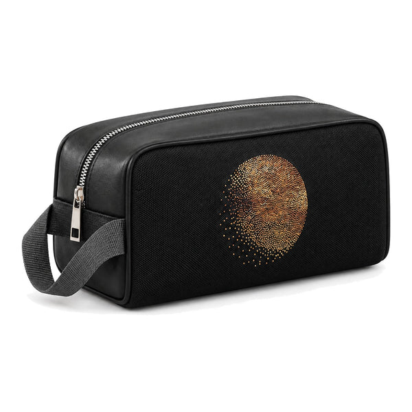 Travel Case Golden Moon – شنطة ميكب للسفر مرسوم عليها رسومات فضاء – ECADRA