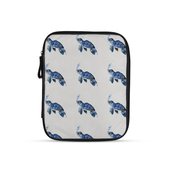 Turtle design printed on a tablet sleeves — ECADRA