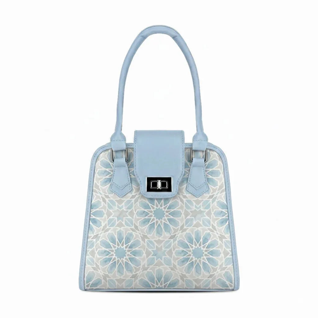 Blue Metropolitan Charm Bag Ramadan 2026 Blue Watercolor Islamic Pattern - 1
