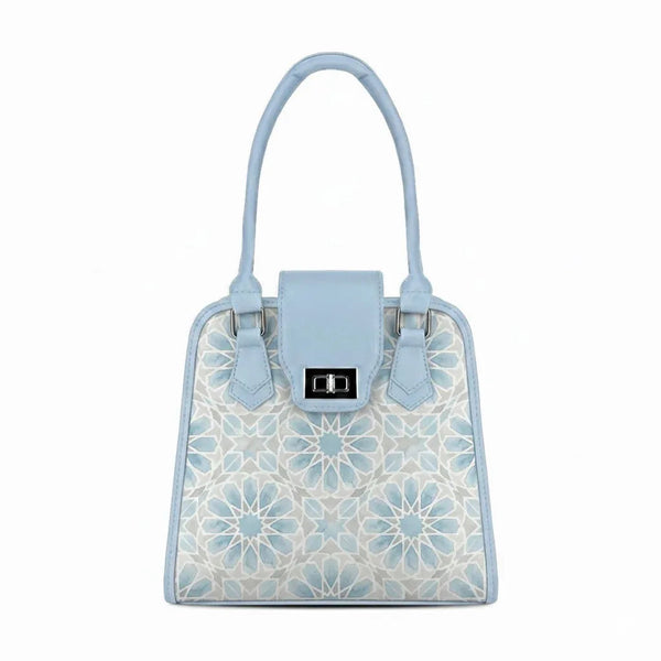Blue Metropolitan Charm Bag Ramadan 2026 Blue Watercolor Islamic Pattern - 1