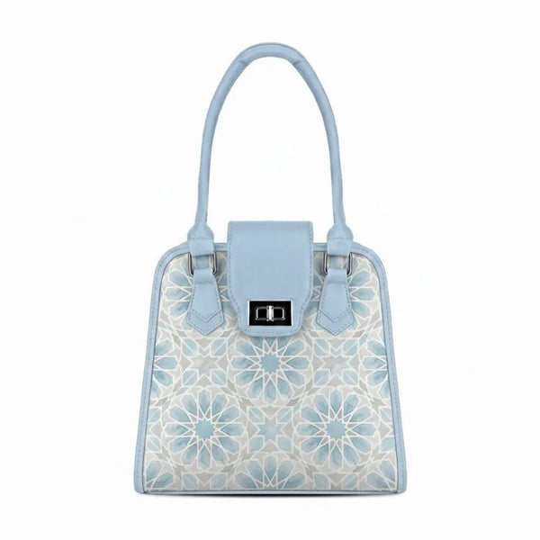 Blue Metropolitan Charm Bag Ramadan 2026 Blue Watercolor Islamic Pattern