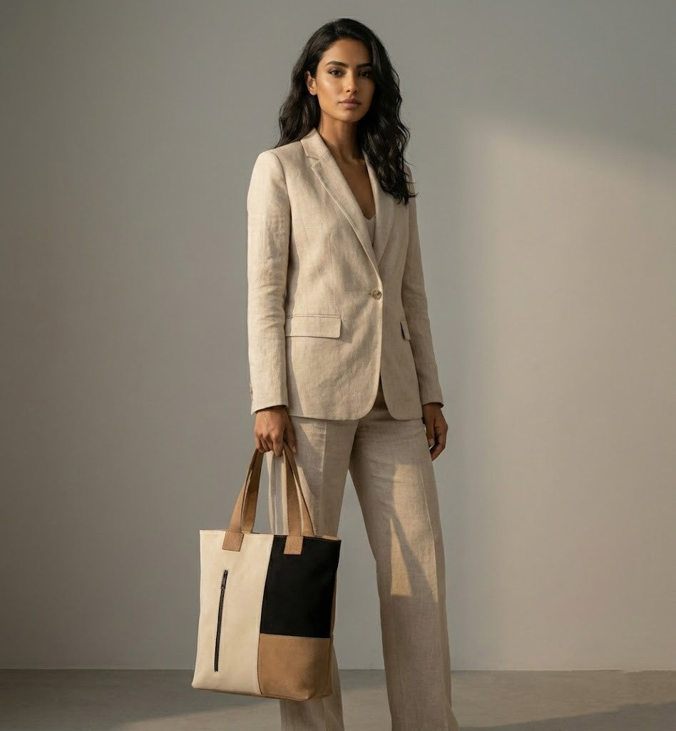 Jetset Mood Tote – Bold, Sleek, Ready to Go