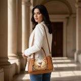 Havana Curve Satchel – Sweet Watercolor Baby Deer - 2