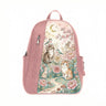 Rose Mixed Backpack Whimsical Watercolor Pastel Kitten and Bunny Floral Art