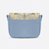Blue Messenger Crossbody Soft Floral Pastel - 2