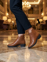 Metro Stroll Boots – Sleek, Chic, Effortless Havana