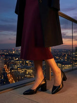 Black Uptown Classic Pumps – Effortless Elegance - 4