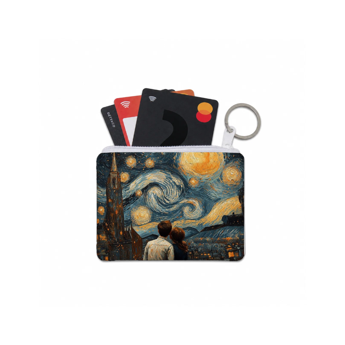 Van Gogh design printed on a pouches & cases — ECADRA