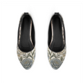 Vintage Blue Floral Aesthetic shoe Footwear