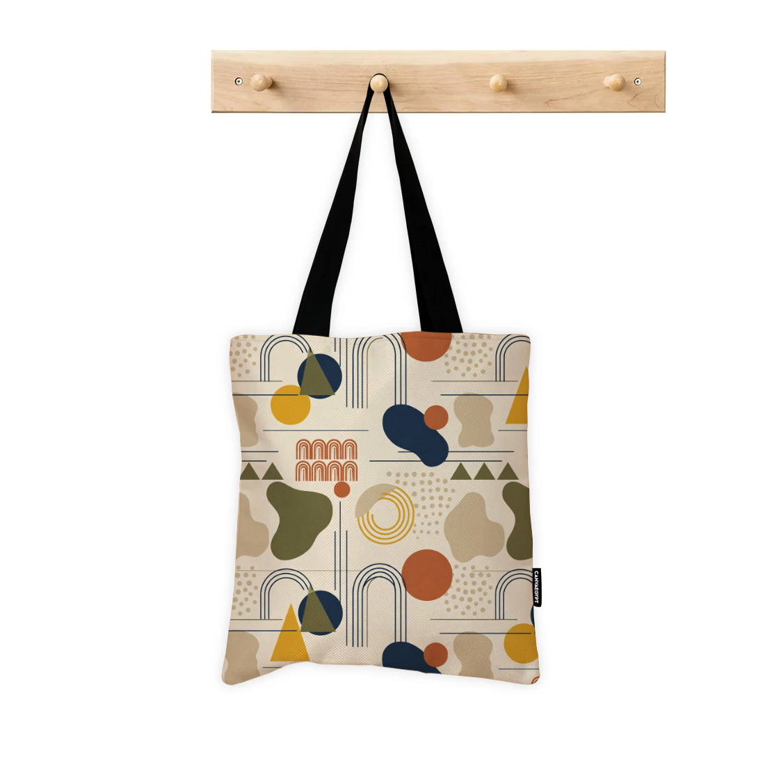 Vintage geometry design printed on a bags — ECADRA