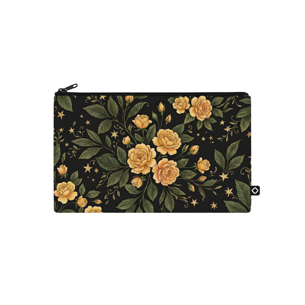 Vintage Golden Roses design printed on a accessories — ECADRA
