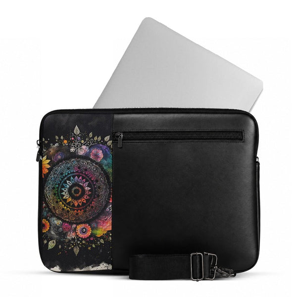 Vivid Laptop Sleeve Mandala – جراب لابتوب مرسوم عليه ماندالا – ECADRA