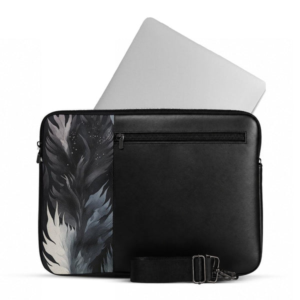 Vivid Laptop Sleeve Mixed Leaf – جراب لابتوب مرسوم عليه ورق شجر – ECADRA