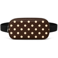 شنطة وسط حريمي Side Quest Belt Bag – Mocha Dots