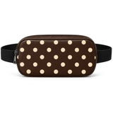 Side Quest Belt Bag – Mocha Dots – belt bag for women, Mocha Dots print – شنطة وسط حريمي – ECADRA