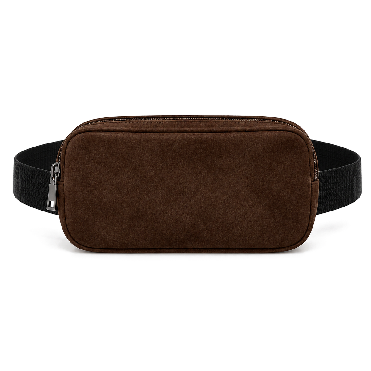 Side Quest Belt Bag – Chocolate Suede – belt bag for women, Chocolate Suede – شنطة وسط حريمي – ECADRA