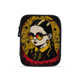 Wednesday Addams design printed on a tablet sleeves — ECADRA