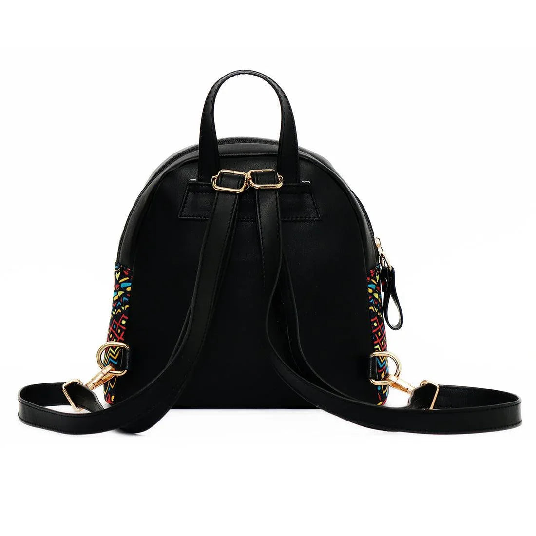 Black Mini Backpack Girl Art - CANVAEGYPT