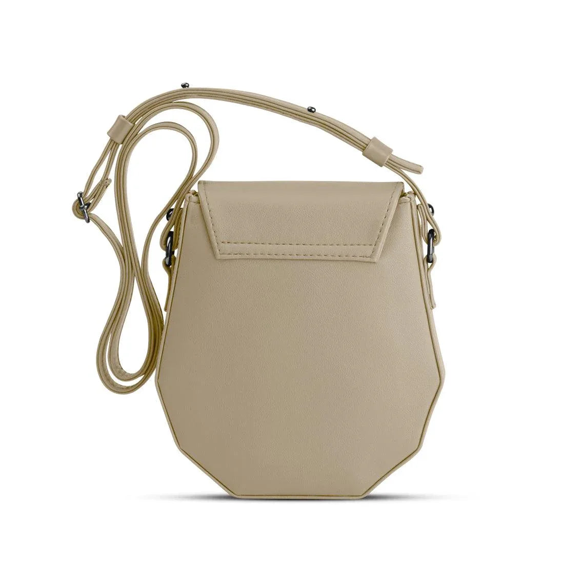 Beige Polygon Crossbags - CANVAEGYPT