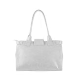 White Double Handle Large Bag Abstract - CANVAEGYPT