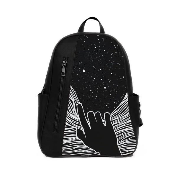 Black Mixed Backpack Through window - CANVAEGYPT