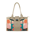 Beige Double Handle Large Bag Art