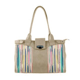 Beige Double Handle Large Bag Brushes - CANVAEGYPT