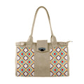 Beige Double Handle Large Bag Pixely