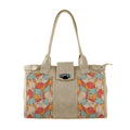 Beige Double Handle Large Bag Romantic autumn