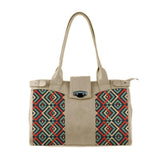 Beige Double Handle Large Bag Scandinavian - CANVAEGYPT