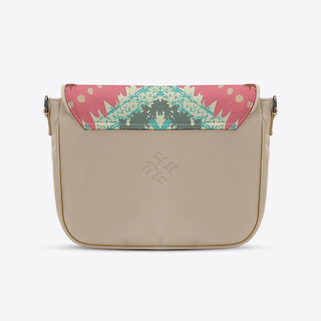 Beige Messenger Crossbody Arrows - CANVAEGYPT