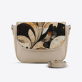 Beige Messenger Crossbody Art