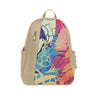 Beige Mixed Backpack Sea herbs