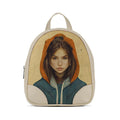 Beige O Mini Backpacks Hoodie Time