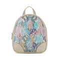 Beige O Mini Backpacks Vibrant purple