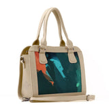 Beige Travel Hobo Bag Abstract - CANVAEGYPT