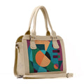 Beige Travel Hobo Bag Geo