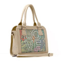Beige Travel Hobo Bag LOVE