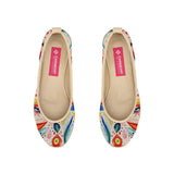 Beige Voyage Round Toe Crossed - CANVAEGYPT